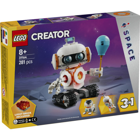 LEGO Creator 3in1 Space Robot Toy, Kids' Building Set 31164