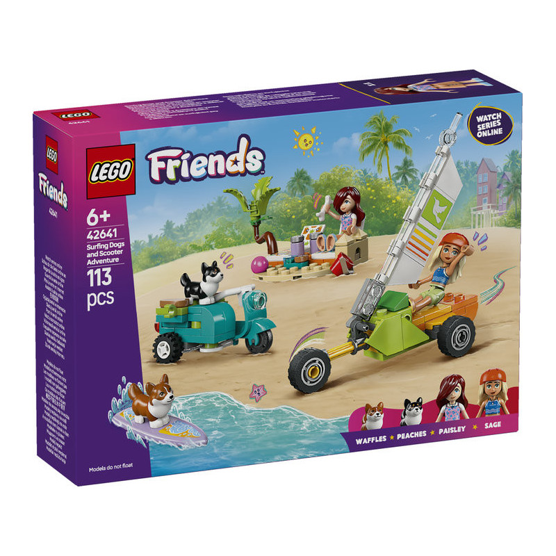 LEGO Friends Surfing Dogs and Scooter Adventure Set 42641 LEGO Friends Surfing Dogs and Scooter Adventure Set 42641
