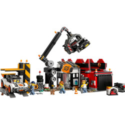 LEGO City Scrapyard with Cars, Building Toy Set 60472