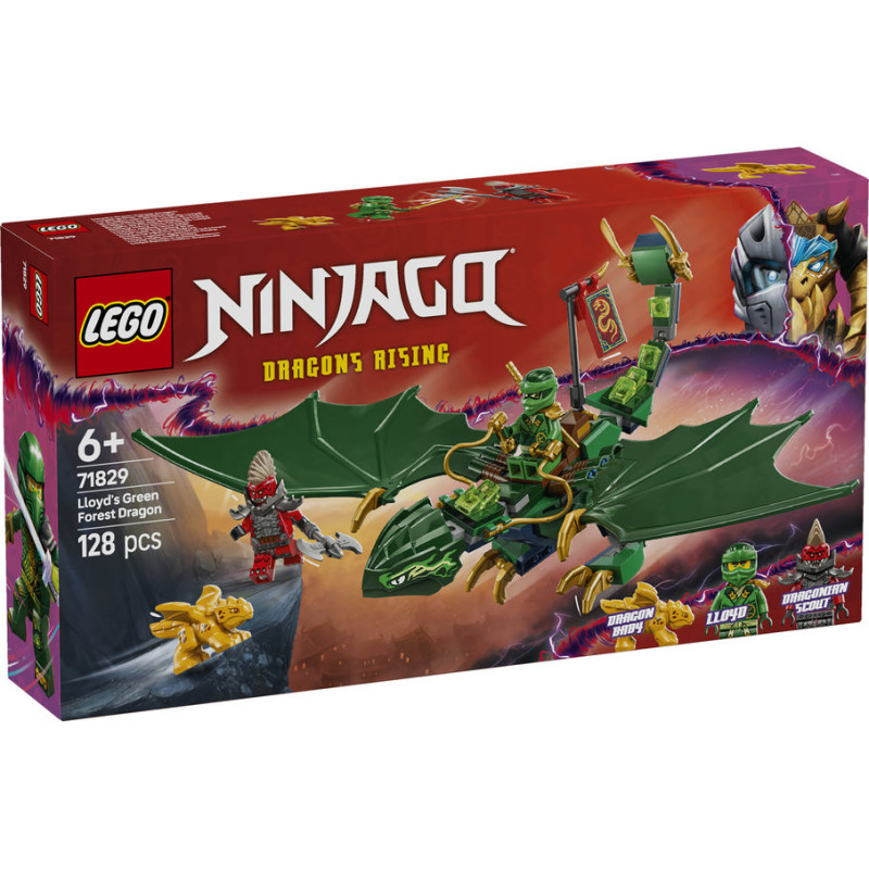LEGO NINJAGO Lloyd’s Green Forest Dragon Toy for Kids 71829 LEGO NINJAGO Lloyd’s Green Forest Dragon Toy for Kids 71829