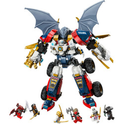 LEGO NINJAGO 4in1 Zane’s Ultra Combiner Mech Ninja Toy 71834