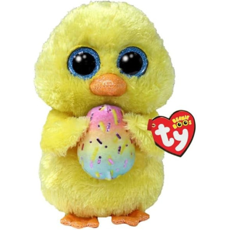 Ty Beanie Boo's Marigold the Easter Chick with Egg Soft Plush Toys