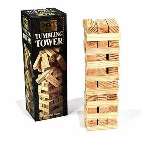Classic Wood Tumbling Tower