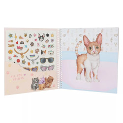 Create Your Top Model Kitty Design Sticker Book
