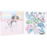 Create Your Top Model Doggy Design Sticker Book