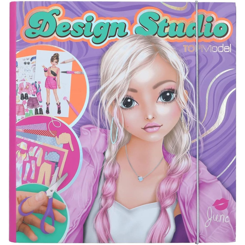 Create Your Top Model Design Studio Colouring Book Set Create Your Top Model Design Studio Colouring Book Set