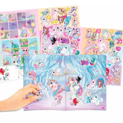 Top Model Ylvi Create Naya's World Unicorn Sticker And Colouring Book
