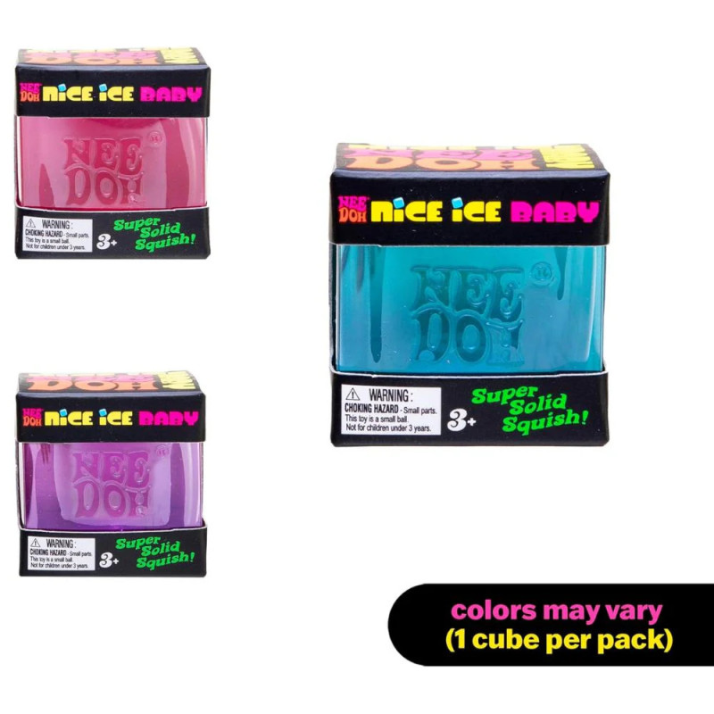 NeeDoh Teenie Nice Ice Baby Schylling Sensory Squeeze Toy Assortment NeeDoh Teenie Nice Ice Baby Schylling Sensory Squeeze Toy Assortment