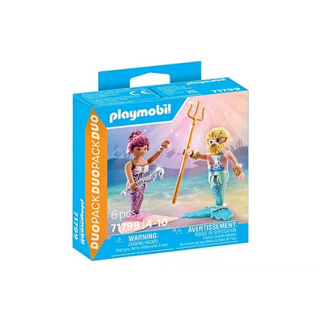 PLAYMOBIL DuoPack Mermaid and Triton  71799