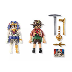 PLAYMOBIL DuoPack Treasure Hunter and Mummy  71796