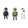 PLAYMOBIL DuoPack Policeman and Burglar  71804