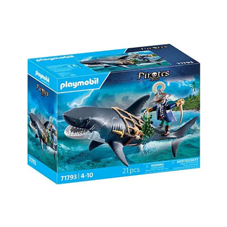 Playmobil Pirate Giant Shark with Pirate  71793
