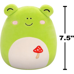 Squishmallows Original 7.5-Inch Wendy the Green Frog Plush Soft Toy