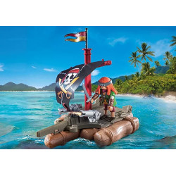 Playmobil Pirate Raft with Treasure 71794