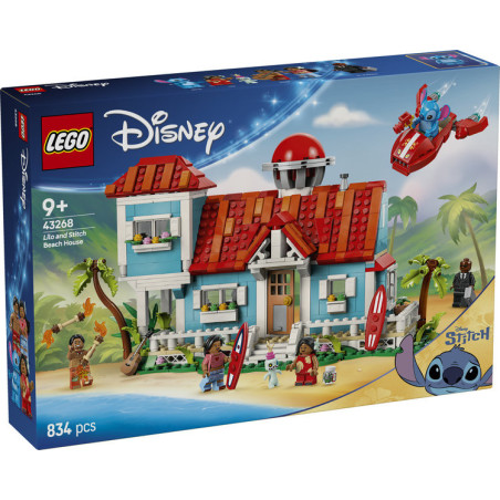 LEGO ǀ Disney Lilo and Stitch Beach House Building Toy 43268