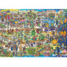 Gibsons Jokesaws Barmy Britain 1000 Piece Jigsaw Puzzle G7152