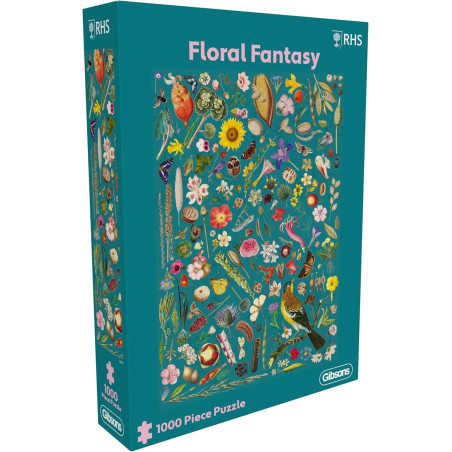 Gibsons RHS Floral Fantasy 1000 Piece Jigsaw Puzzle