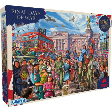 Gibsons Final Days of War 1000 Piece Jigsaw Puzzle G7153