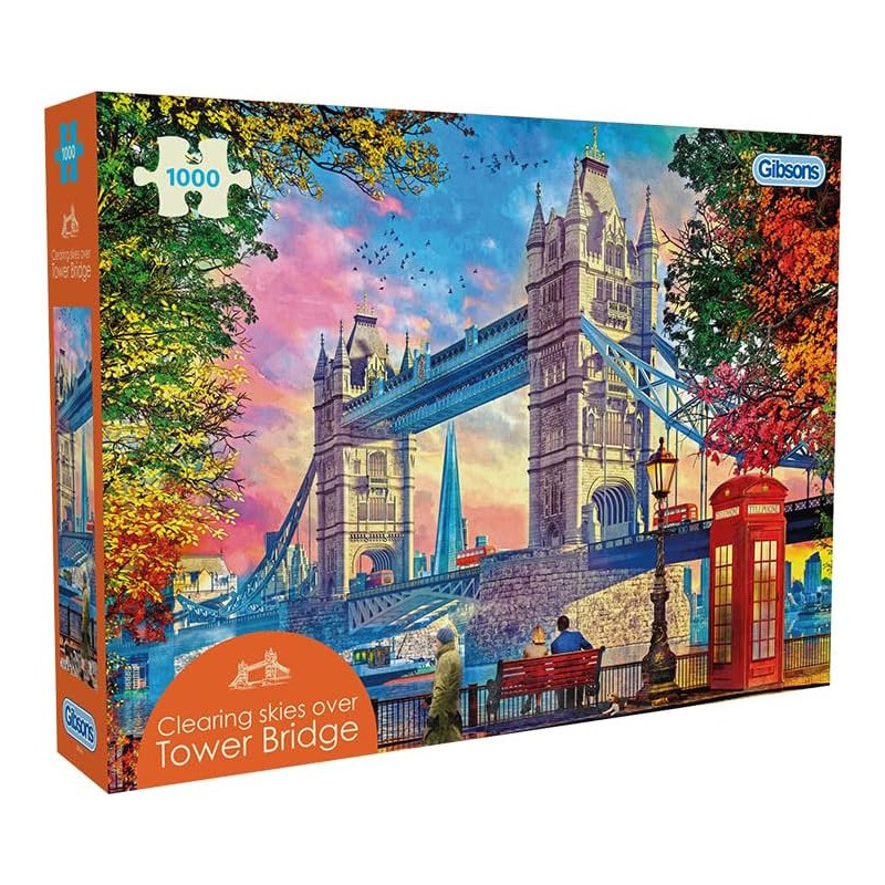 Gibsons Clearing Skies Over Tower Bridge 1000 Piece Jigsaw Puzzle G7164