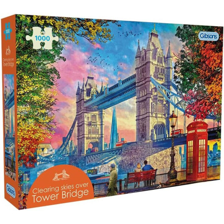 Gibsons Clearing Skies Over Tower Bridge 1000 Piece Jigsaw Puzzle G7164