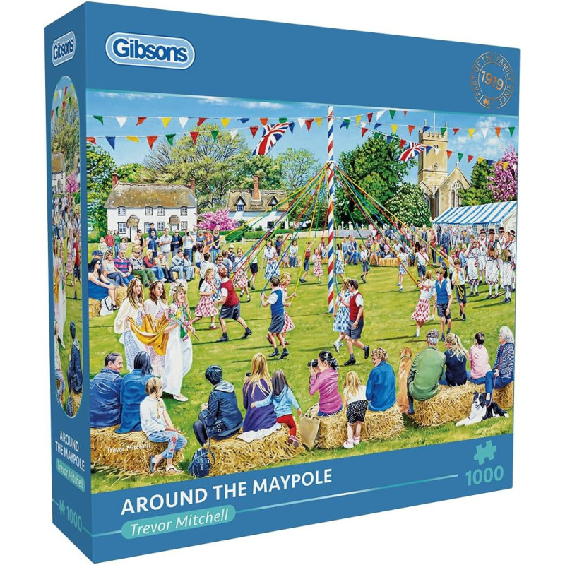 Gibsons Around the Maypole 1000 Piece Jigsaw Puzzle G6429