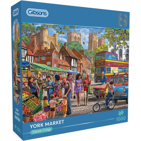 Gibsons York Market 1000 Piece Jigsaw Puzzle G6423