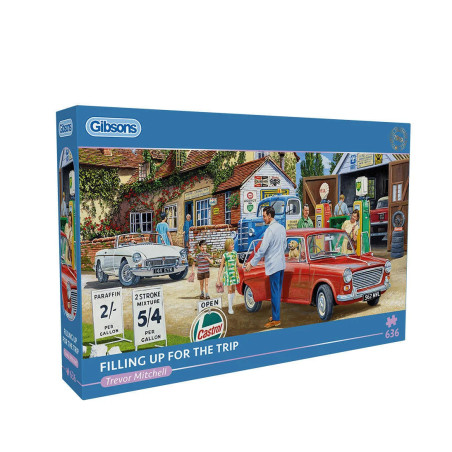 Gibsons Filling Up for the Trip 636 Piece Jigsaw Puzzle G4064