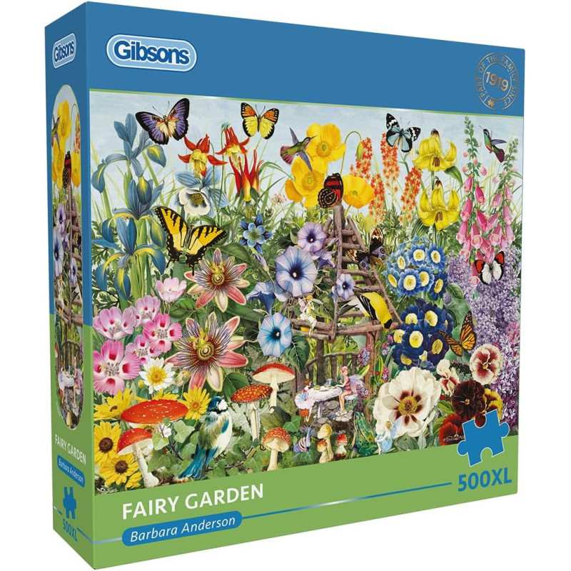 Gibsons Fairy Garden 500XL Piece Jigsaw Puzzle Extra Large G3567