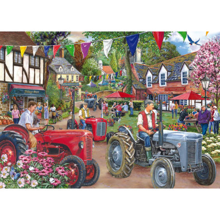 The House of Puzzles - No.27 - Tractor Parade 1000 Piece Puzzle