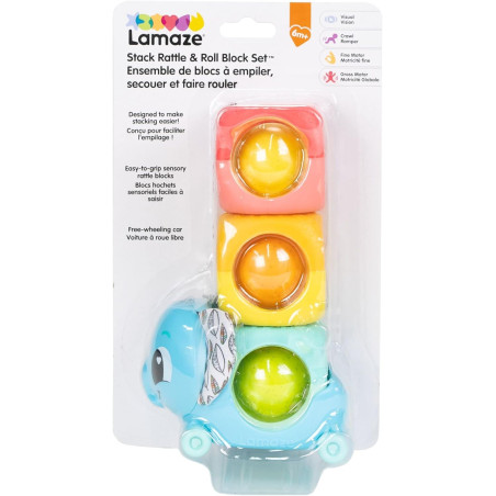 LAMAZE Stack Rattle and Roll Block Set