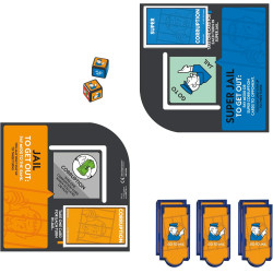 Monopoly Go to Jail EXPANSION (Classic Monopoly Board Game Required to Play)