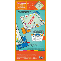 Monopoly Go to Jail EXPANSION (Classic Monopoly Board Game Required to Play)