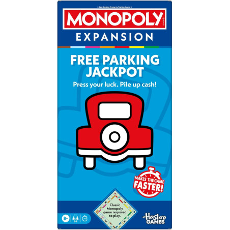 Monopoly Free Parking Jackpot EXPANSION (Classic Monopoly Board Game Required to Play)