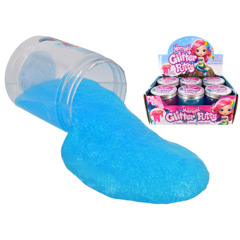 Mermaid Glitter Putty 450g Assortment Mermaid Glitter Putty 450g Assortment