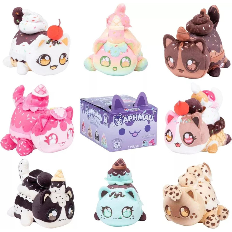 Aphmau 6Inch MeeMeow Mystery Plush ICE CREAM Soft Plush Toy Surprise Assortment