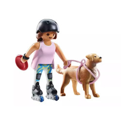 Playmobil My Life Inline Skater With Retriever 71739 Playset Figure Pack