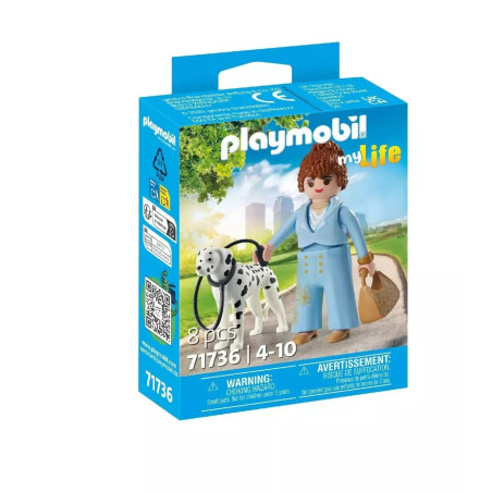 PLAYMOBIL My Life Manager With Dalmatian 71736 Playset Figure Pack