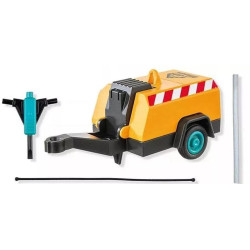 Playmobil Action Heroes Set 71752 Construction Worker with Compressor