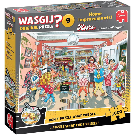 Wasgij Original Retro 9 - Home Improvements! 1000 Piece Jigsaw Puzzle