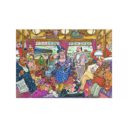 Wasjig Mystery Retro 9- Great Train Robbery 1000 Piece Jigsaw Puzzle