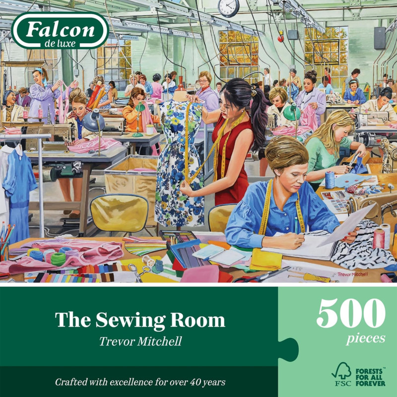 Falcon de luxe The Sewing Room, 500 Piece Jigsaw Puzzle