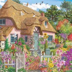 Falcon de luxe Thatched Cottage 1000 Piece Jigsaw Puzzle