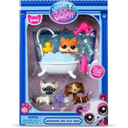 Littlest Pet Shop Bandai Grooming Spa Play Pack