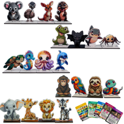 Craft Buddy Crystal Art WILDLIFE Buddies Series 5- Down Under Kangaroo