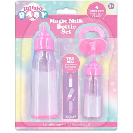 Lullaby Baby Doll Magic Milk Bottle Set