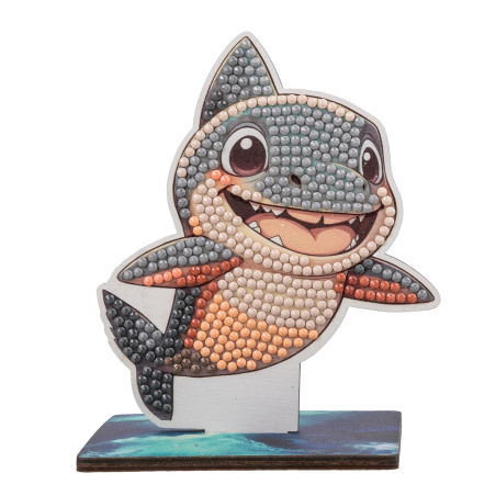 Craft Buddy Crystal Art WILDLIFE Buddies Series 5- Misunderstood Shark