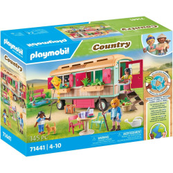 Playmobil 71441 Country- Cosy Train Café with Vegetable Garden