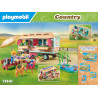 Playmobil 71441 Country- Cosy Train Café with Vegetable Garden