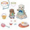 Sylvanian Families 5804 Sea Otter Sisters-Splashy Snorkel Set