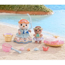 Sylvanian Families 5804 Sea Otter Sisters-Splashy Snorkel Set